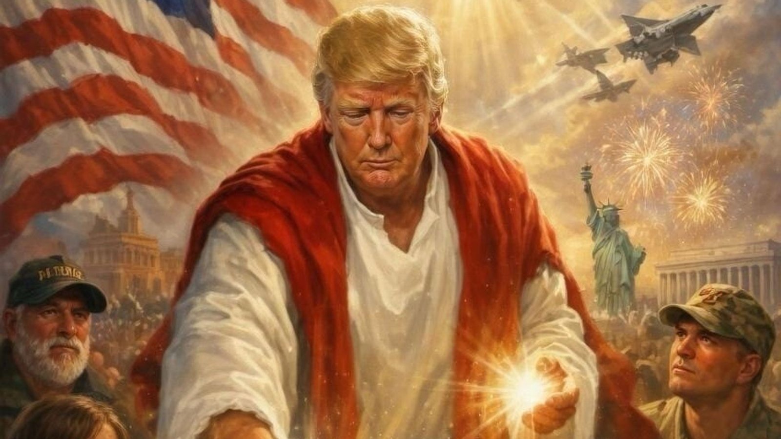 Trump deletes AI image of himself as Jesus after backlash